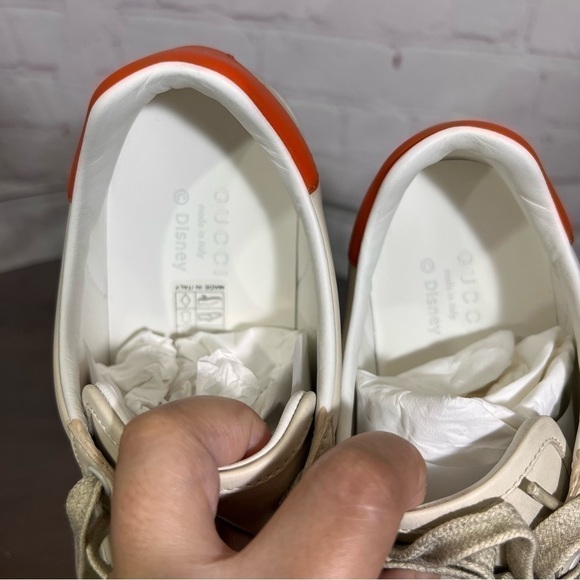 GUCCI x Disney Women's Ace Mickey Mouse Low Top Retro Vintage Sneakers 37 BNIB - Picture 12 of 15